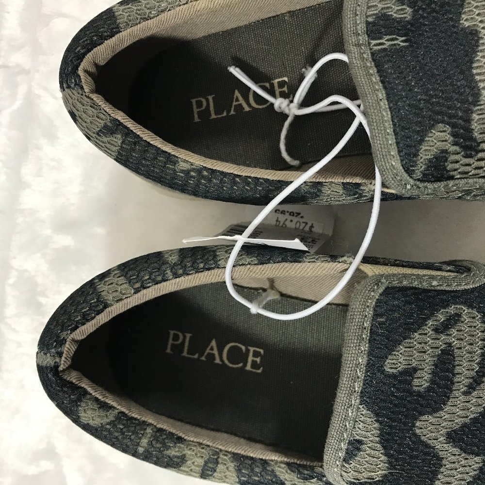 The Children's Place Green Camo Street Sneakers - Picture 3 of 8